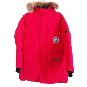 Canada Goose Expedition Parka Winter Coat Red hooded jacket